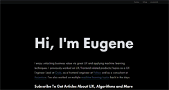Desktop Screenshot of liangeugene.com